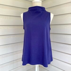Eileen Fisher Organic Cotton Mockneck Tank
